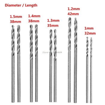 For 10Pcs HSS White Steel Twist Drill Bit Set 1-1.5mm For Electric Grinding Drilling Promotion
For 10Pcs HSS White Steel Twist Drill Bit Set 1-1.5mm For Electric Grinding Drilling Promotion