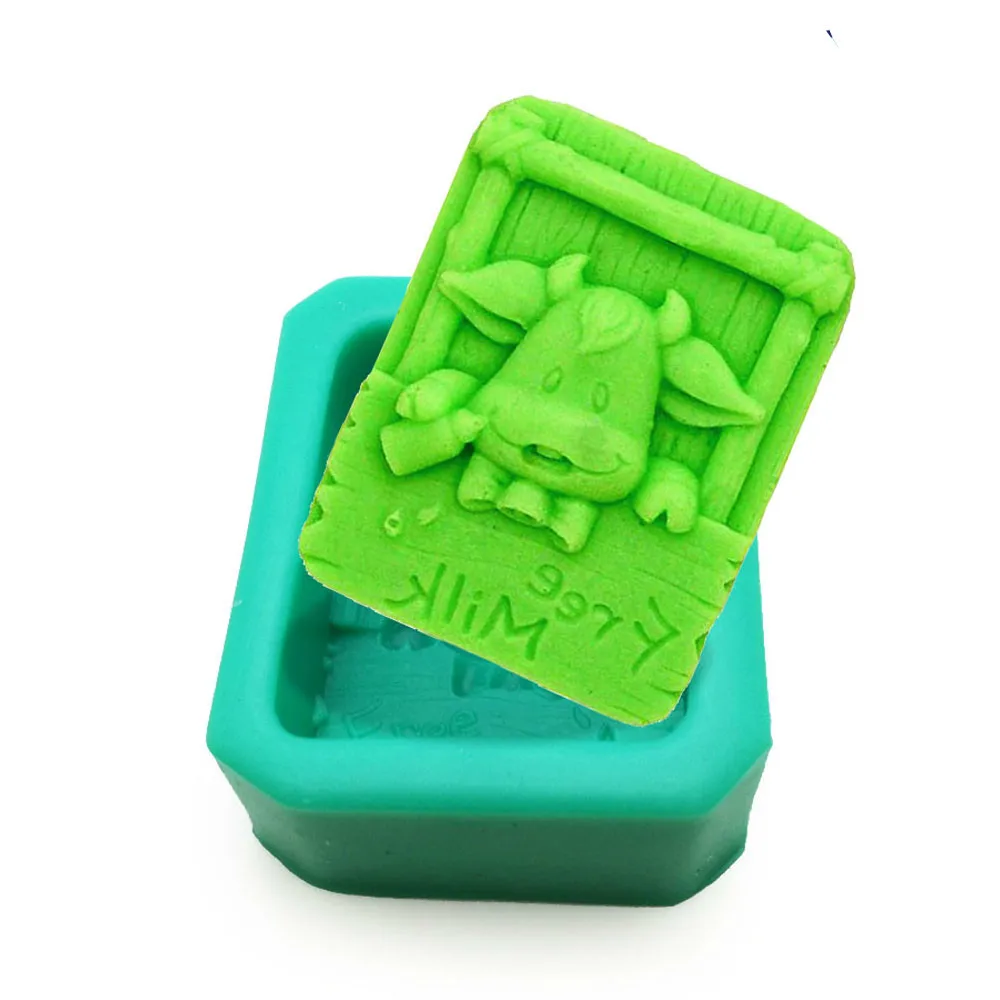 DIY Cow Silicone Mold For Soap Cake Chocolate Making 3D Handmade Milk Soap Salt Sculpture Mould S0358XN
DIY Cow Silicone Mold For Soap Cake Chocolate Making 3D Handmade Milk Soap Salt Sculpture Mould S0358XN