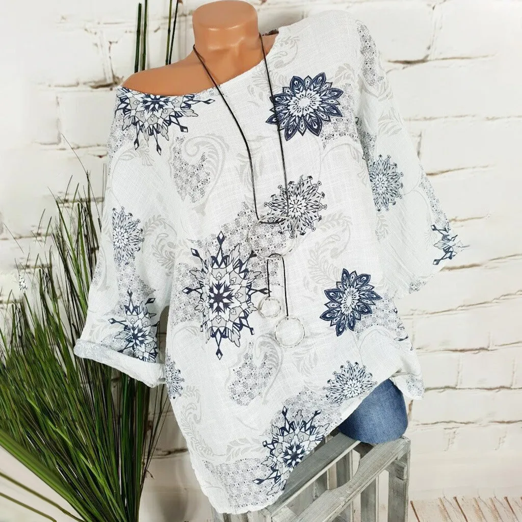 2019 Plus Size S-L5 Women O Neck Printing Bikini Cover Up Bat Sleeve Blouse Chiffon Pullover Beach Tunics Kaftan Beach Pareos
2019 Plus Size S-L5 Women O Neck Printing Bikini Cover Up Bat Sleeve Blouse Chiffon Pullover Beach Tunics Kaftan Beach Pareos