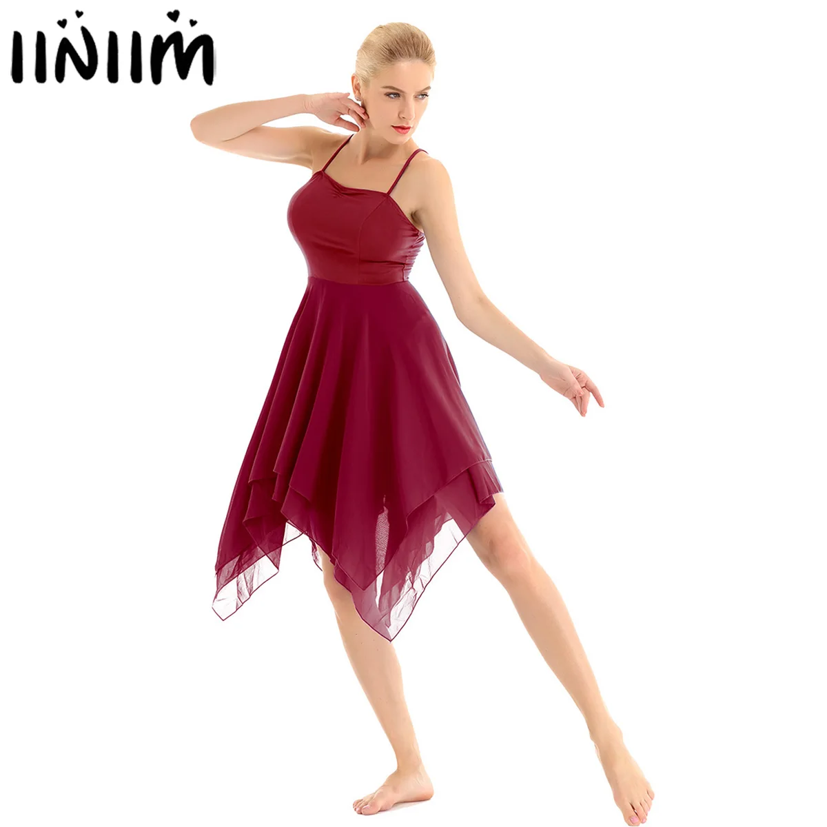 iiniim Women Adult Dance Dress Asymmetric Ballet Dance Dress Chiffon Lyrical Costumes Contemporary Ballet Competition Dancewear
iiniim Women Adult Dance Dress Asymmetric Ballet Dance Dress Chiffon Lyrical Costumes Contemporary Ballet Competition Dancewear