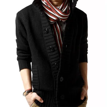Sweater Men Autumn Winter New Men's Wear Thickened Coat Knit Men's Trim Korean Cardigan Sweater Blusa Masculina Men Clothes 2018
Sweater Men Autumn Winter New Men's Wear Thickened Coat Knit Men's Trim Korean Cardigan Sweater Blusa Masculina Men Clothes 2018