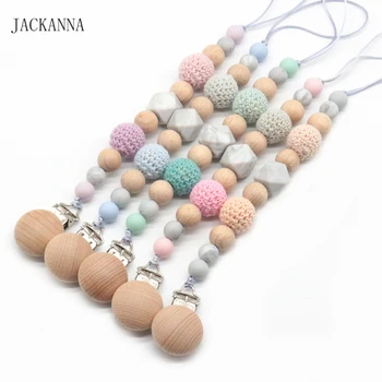 DIY Baby Dummy Clips Crochet Bead Soother Clip Newborn Attache Sucette Shower Gifts BPA Free Baby Pacifier Clips Holder Chain
DIY Baby Dummy Clips Crochet Bead Soother Clip Newborn Attache Sucette Shower Gifts BPA Free Baby Pacifier Clips Holder Chain