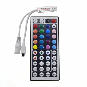 44 Key Mini IR Remote Controller Control For 3528 5050 RGB LED Strip Light 
44 Key Mini IR Remote Controller Control For 3528 5050 RGB LED Strip Light