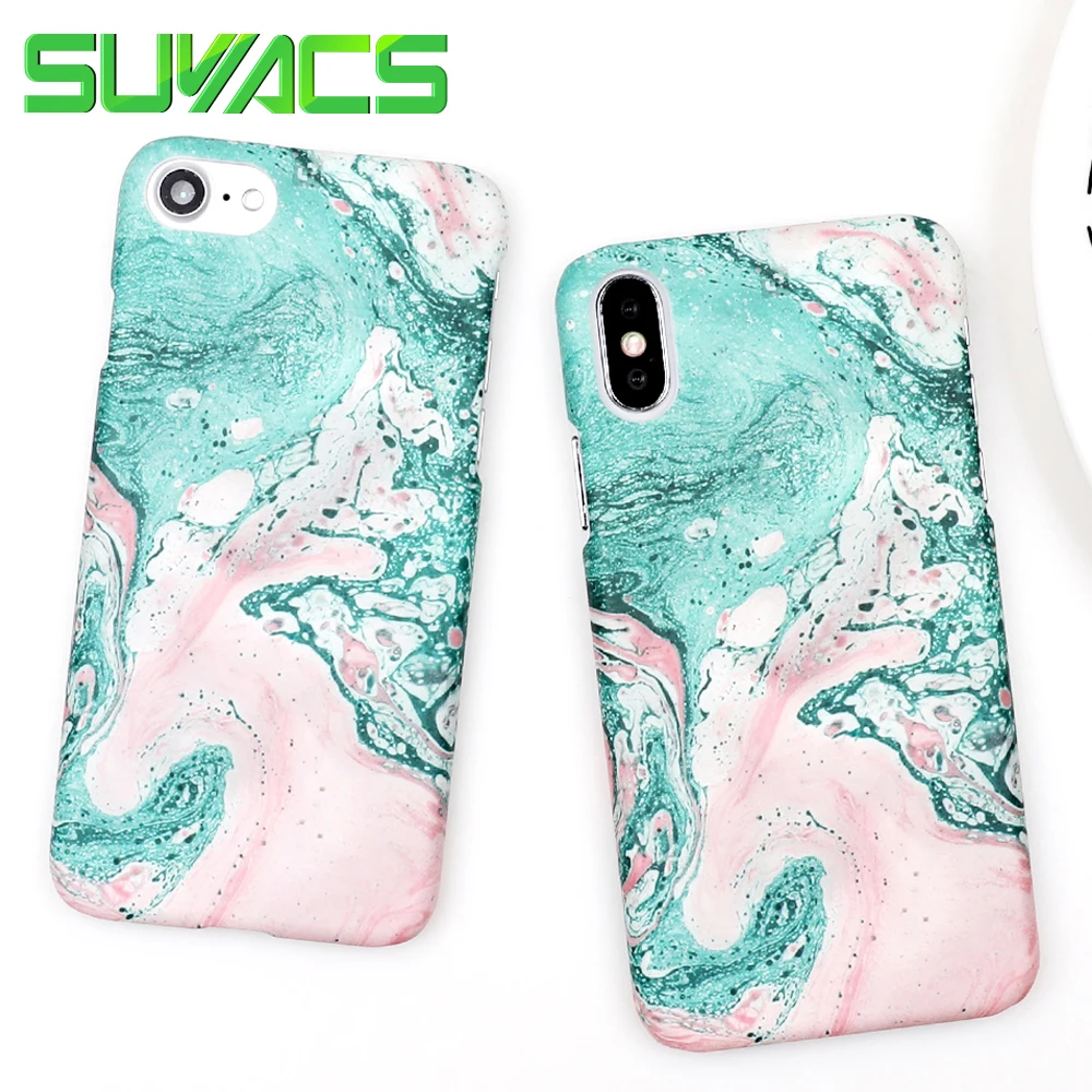 SUYACS Pink Green Gradient Marble Phone Case For iPhone XS MAX XR 7 8 Plus Half-shell Matte Frosted Phone Back Cover Coque Capa
SUYACS Pink Green Gradient Marble Phone Case For iPhone XS MAX XR 7 8 Plus Half-shell Matte Frosted Phone Back Cover Coque Capa