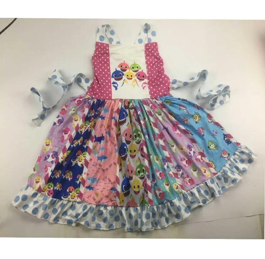 boutique girls sleeveless dress wholesale lovely girl dresses