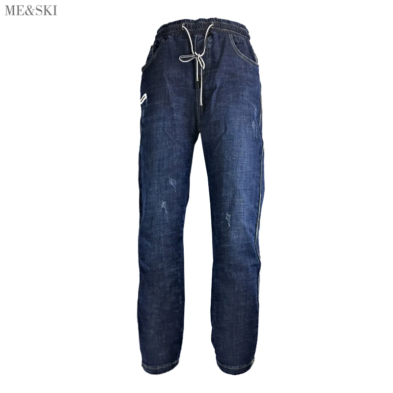 ME&SKI Fashion Women Jeans Regular Casual Pants Ankle-length Pants Ripped Lace Up Denim Jeans Boyfriend Jeans for Women Blue 
ME&SKI Fashion Women Jeans Regular Casual Pants Ankle-length Pants Ripped Lace Up Denim Jeans Boyfriend Jeans for Women Blue