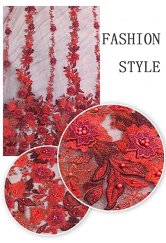 embroidered tulle lace fabric ZH-52910 high quality french net lace fabric with beads
embroidered tulle lace fabric ZH-52910 high quality french net lace fabric with beads