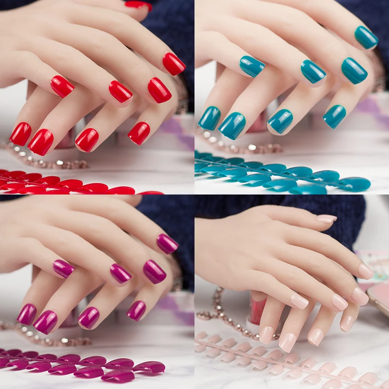 24pcs Short Nail Tips Full Cover Fake Nails Square Head false nails tips candy color Faux Ongles Press On Nails Art Decoration
24pcs Short Nail Tips Full Cover Fake Nails Square Head false nails tips candy color Faux Ongles Press On Nails Art Decoration
