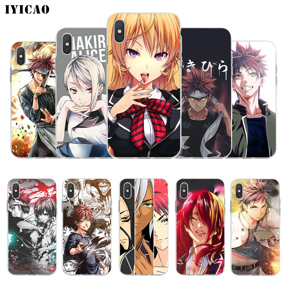 IYICAO Shokugeki no Soma Soft Silicone Phone Case for iPhone X XR XS MAX 6 6s 7 8 Plus X 5 5S SE TPU Cover
IYICAO Shokugeki no Soma Soft Silicone Phone Case for iPhone X XR XS MAX 6 6s 7 8 Plus X 5 5S SE TPU Cover