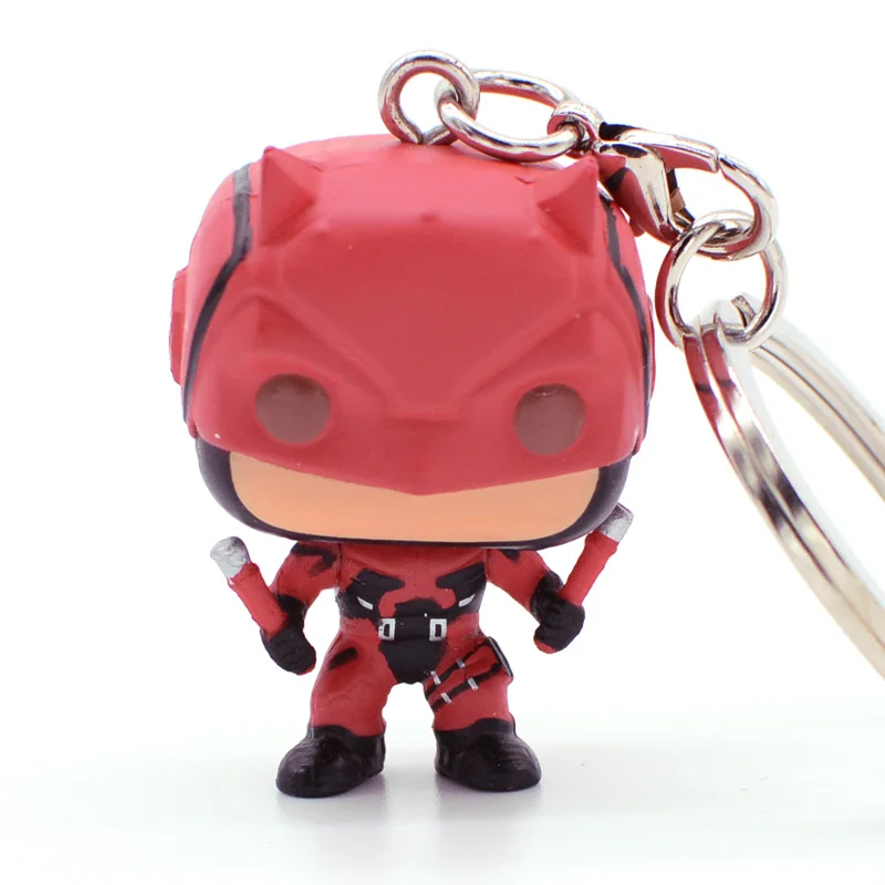 Superhero Theme Keychain Toys Action Figure Daredevils Collectible Model Vinyl Dolls Keyring Children Gift Very Cute
Superhero Theme Keychain Toys Action Figure Daredevils Collectible Model Vinyl Dolls Keyring Children Gift Very Cute