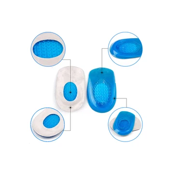 Feet Cushion Heel Support 1 Pair Blue Soft Silicone with Cloth Insert Pad Comfy Orthotic Shoes Insole Heelpiece Foot Care Tool
Feet Cushion Heel Support 1 Pair Blue Soft Silicone with Cloth Insert Pad Comfy Orthotic Shoes Insole Heelpiece Foot Care Tool