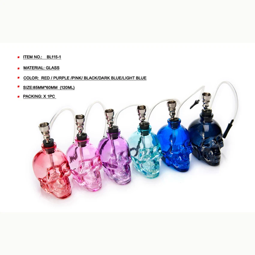 Top Quality Lovely Skull Head Hookah Mini Shisha Glass Healthy Smoking Gift Cigarette Tobacco Herb Pipe Narguile Water Pipe
Top Quality Lovely Skull Head Hookah Mini Shisha Glass Healthy Smoking Gift Cigarette Tobacco Herb Pipe Narguile Water Pipe