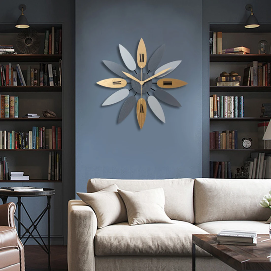 Unique Nordic Style Leaf Pattern Mute Quartz Wall Clock Retro Silent Clock Brief For Home Office Living Room Decor
Unique Nordic Style Leaf Pattern Mute Quartz Wall Clock Retro Silent Clock Brief For Home Office Living Room Decor
