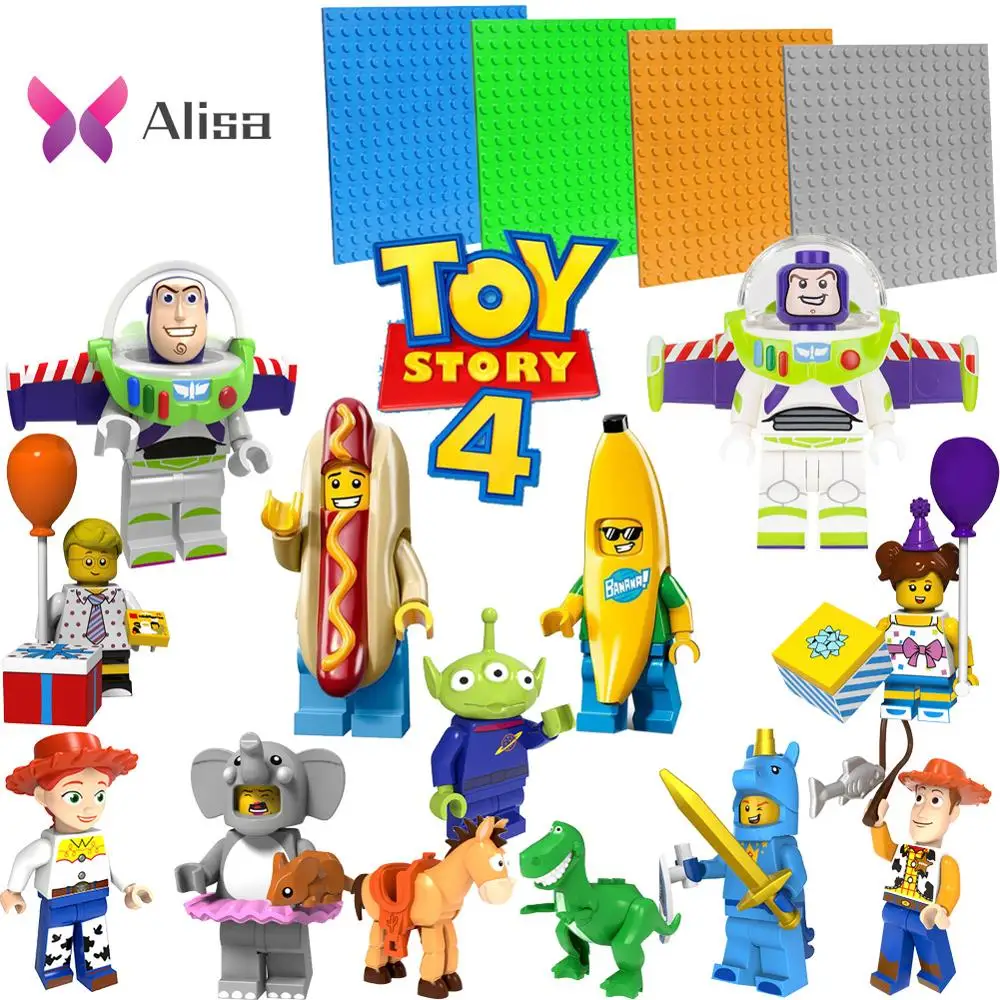 legoings toy story 4 brinquedo set buzz lightyear Sheriff Woody Jessie Rex building blocks toys figures for children gift
legoings toy story 4 brinquedo set buzz lightyear Sheriff Woody Jessie Rex building blocks toys figures for children gift