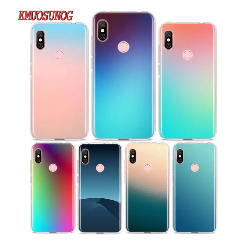 Silicone Phone Case Gradient Color for Redmi 7 Y3 Y2 S2 Xiaomi Redmi Note 7 6 6A 5 5A Pro Plus 4 4X Cover
Silicone Phone Case Gradient Color for Redmi 7 Y3 Y2 S2 Xiaomi Redmi Note 7 6 6A 5 5A Pro Plus 4 4X Cover