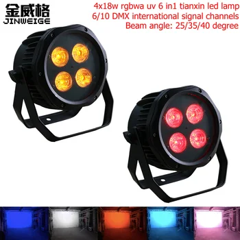 Free Shipping 2pcs/lot Waterproof LED Par Can 4x18W RGBWA+UV 6in1 For Dj Disco Effect Lights Outdoor Wedding Party LED Par Light 
Free Shipping 2pcs/lot Waterproof LED Par Can 4x18W RGBWA+UV 6in1 For Dj Disco Effect Lights Outdoor Wedding Party LED Par Light
