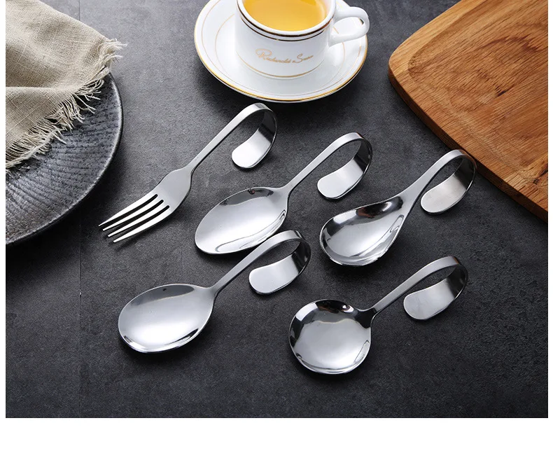 1PC Creative Restaurant Stainless Steel Tableware Bent Spoons Buffet Creative Stainless Steel Spoons PO 004
1PC Creative Restaurant Stainless Steel Tableware Bent Spoons Buffet Creative Stainless Steel Spoons PO 004
