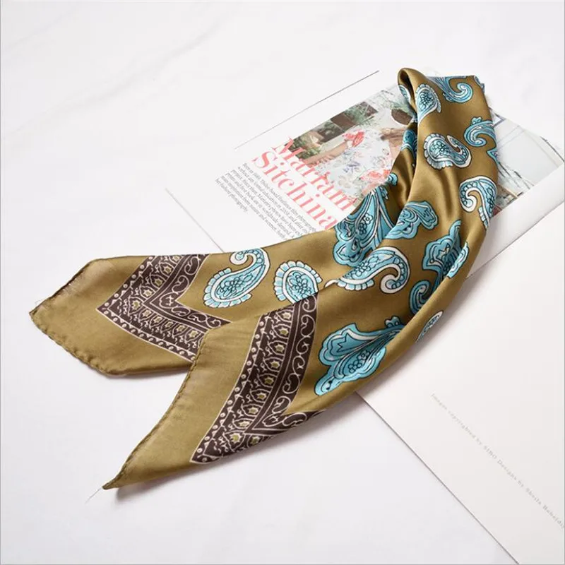 2019 New Women's Square Satin Silk Scarf Print Scarves Dot Headband Wrap Shawls 60*60 cm Patchwork Floral Head Tie Neckerchief
2019 New Women's Square Satin Silk Scarf Print Scarves Dot Headband Wrap Shawls 60*60 cm Patchwork Floral Head Tie Neckerchief