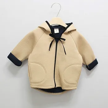 Baby Childen Pure Color Bowknot Cloth Coat Hooded Long Sleeve Mickey Ears Windbreaker Autumn Spring Jacket Children Outwear
Baby Childen Pure Color Bowknot Cloth Coat Hooded Long Sleeve Mickey Ears Windbreaker Autumn Spring Jacket Children Outwear