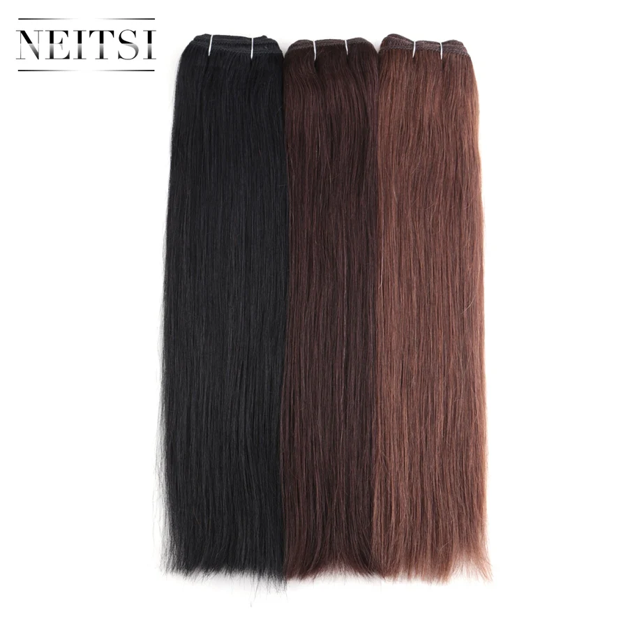 Neitsi прямые Remy человеческие волосы для наращивания 12 " 26" 100 г/шт. 1 # 1B #2 #3 #4 #6 #60
