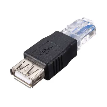 USB A Female to Ethernet RJ45 Male Adapter Connector Router Adapter Black free shipping
USB A Female to Ethernet RJ45 Male Adapter Connector Router Adapter Black free shipping