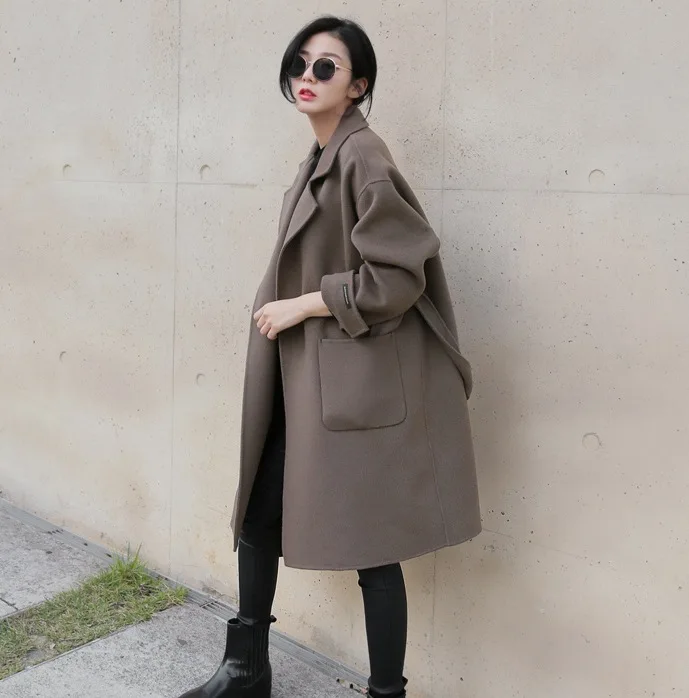 Women 's fashion woolen jacket Women' s long section Han Fan Wazi coat winter fashion
Women 's fashion woolen jacket Women' s long section Han Fan Wazi coat winter fashion