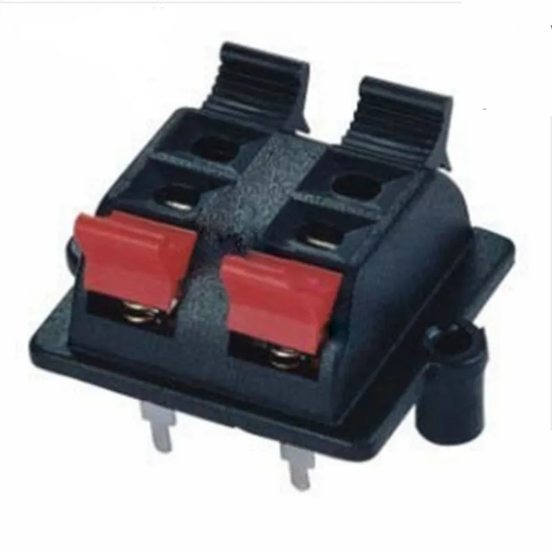 5pcs Connection clip 4pins high quality audio clip quick clip aging test clip WP4-03B square external wiring base 
5pcs Connection clip 4pins high quality audio clip quick clip aging test clip WP4-03B square external wiring base