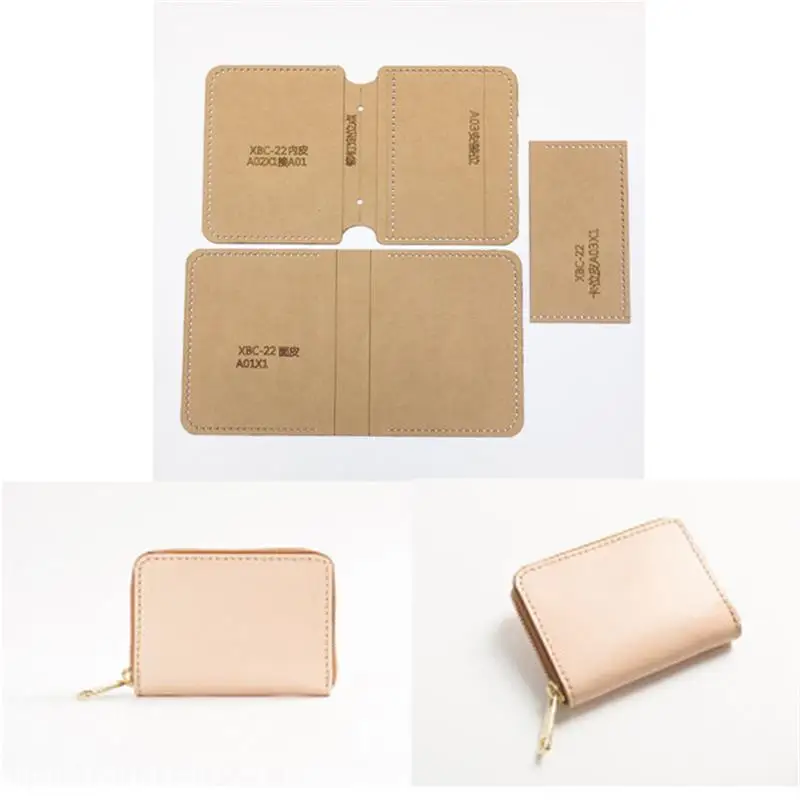 1set DIY Leather Handmade Craft women handbag wallet Purse Sewing Pattern Hard Kraft paper Stencil Template 120x80mm 
1set DIY Leather Handmade Craft women handbag wallet Purse Sewing Pattern Hard Kraft paper Stencil Template 120x80mm