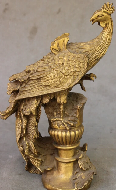 JP S0606 10" Chinese Myth Brass Birds King Phoenix FengHuang God Decor Statue Sculture
JP S0606 10" Chinese Myth Brass Birds King Phoenix FengHuang God Decor Statue Sculture