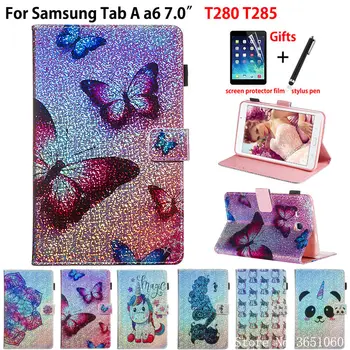 SM-T280 Case For Samsung Galaxy Tab A a6 7.0 2016 T280 T285 SM-T285 Cover Funda Tablet Glitter Butterfly Stand Shell Capa +Gift
SM-T280 Case For Samsung Galaxy Tab A a6 7.0 2016 T280 T285 SM-T285 Cover Funda Tablet Glitter Butterfly Stand Shell Capa +Gift