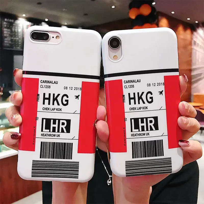 Fashion IMD Matte Air Ticket Phone Cover For iPhone X XR Xs Max Case Soft TPU Back Cover Case For Coque iPhone 6 6S 7 8 Plus
Fashion IMD Matte Air Ticket Phone Cover For iPhone X XR Xs Max Case Soft TPU Back Cover Case For Coque iPhone 6 6S 7 8 Plus