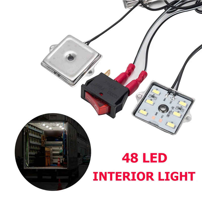 12V 48 LED Bright White Led Interior light kit for Car Van Camper Caravan Boat New IP67
12V 48 LED Bright White Led Interior light kit for Car Van Camper Caravan Boat New IP67