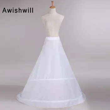 New Petticoats with Train White 2 Hoops Underskirt Crinoline for Bride Formal Dress In Stock Fashion Wedding Accessories
New Petticoats with Train White 2 Hoops Underskirt Crinoline for Bride Formal Dress In Stock Fashion Wedding Accessories