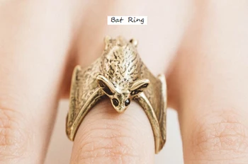 Wholesale Adjustable Bat Ring Animal Unique Jewelry Free Size gift idea--12pcs/Lot 
Wholesale Adjustable Bat Ring Animal Unique Jewelry Free Size gift idea--12pcs/Lot