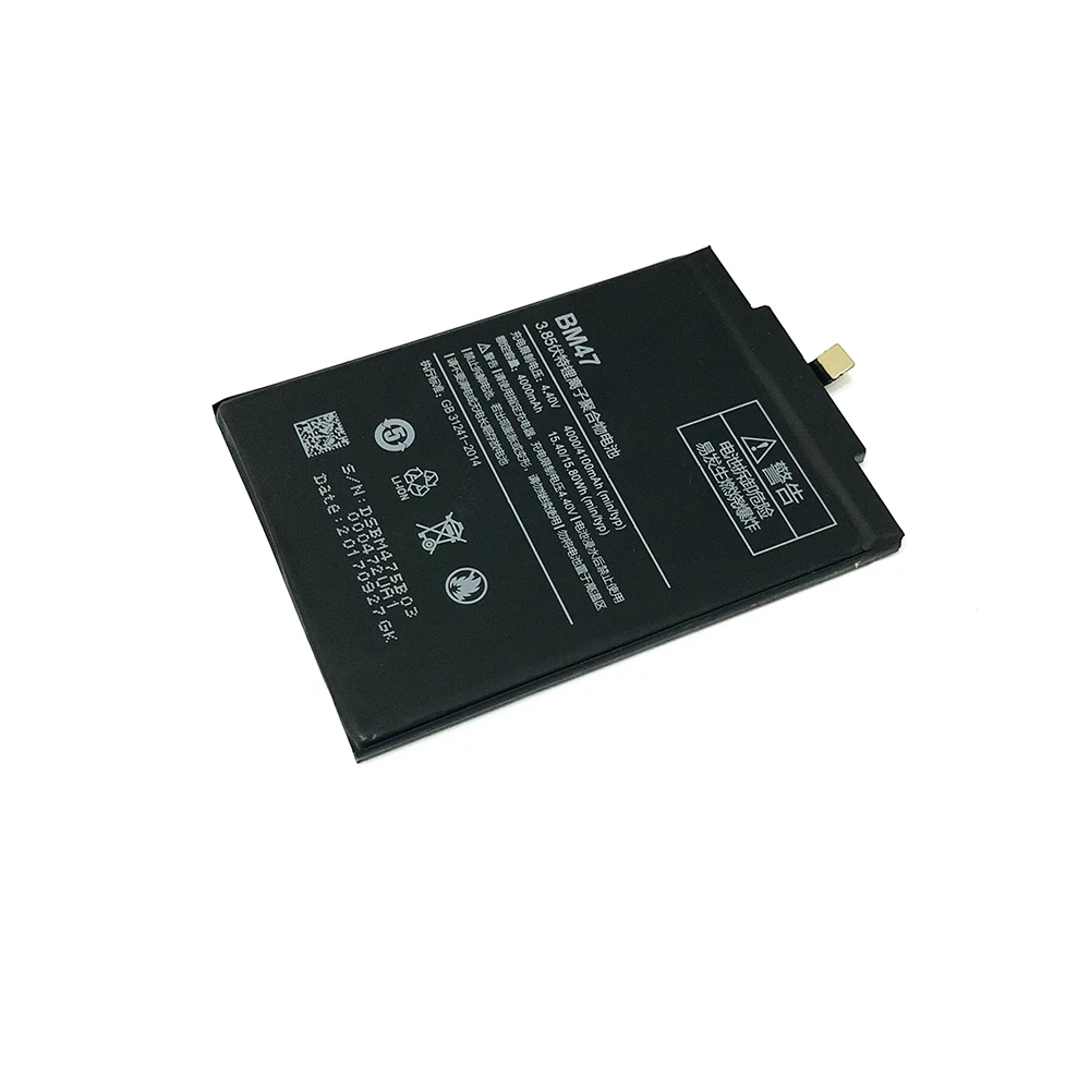 For XiaoMi Redmi 3S Battery BM47 High Quality Large Capacity 4000mAh Battery Replacement For Redmi 3X Hongmi 3 S bm47
For XiaoMi Redmi 3S Battery BM47 High Quality Large Capacity 4000mAh Battery Replacement For Redmi 3X Hongmi 3 S bm47