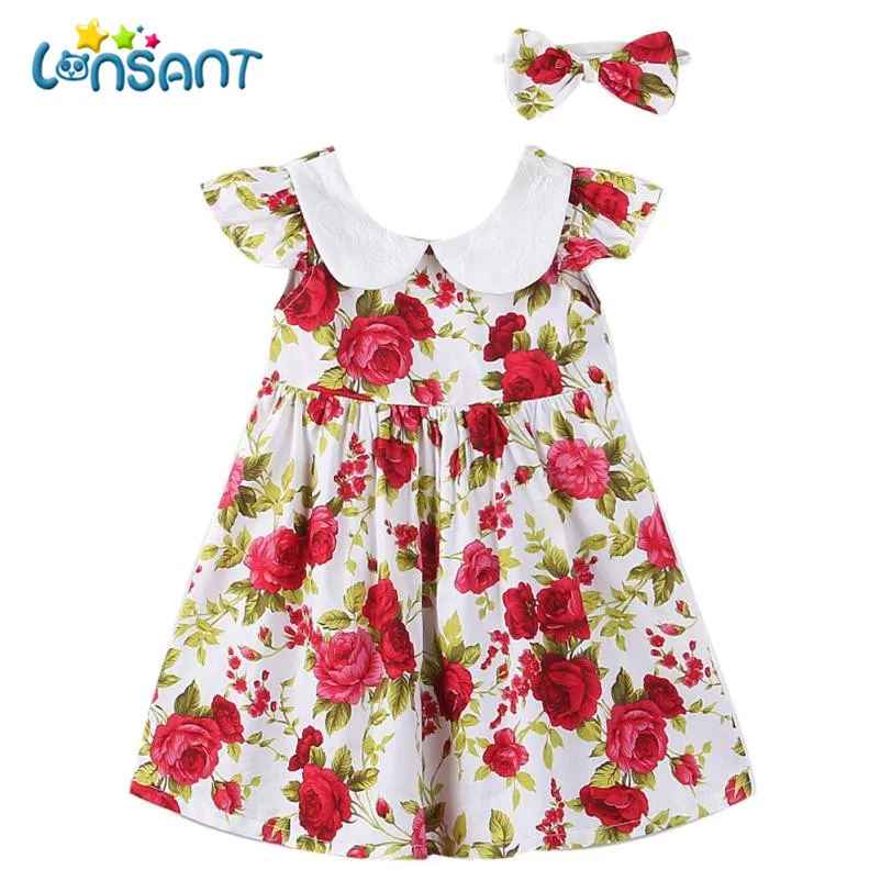 LONSANT Children Party Clothes Print Sleeveless Vestidos High Quality Cotton Roupa Infantil Menina Girls Dresses Dropshipping
LONSANT Children Party Clothes Print Sleeveless Vestidos High Quality Cotton Roupa Infantil Menina Girls Dresses Dropshipping