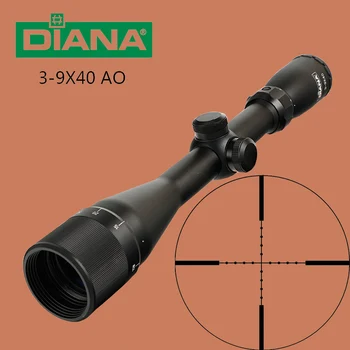 DIANA 3-9X40 AO Tactical Riflescope Optical Sights Mil Dot Reticle Hunting Rifle Scope for Shooting Airsoft Rifle
DIANA 3-9X40 AO Tactical Riflescope Optical Sights Mil Dot Reticle Hunting Rifle Scope for Shooting Airsoft Rifle