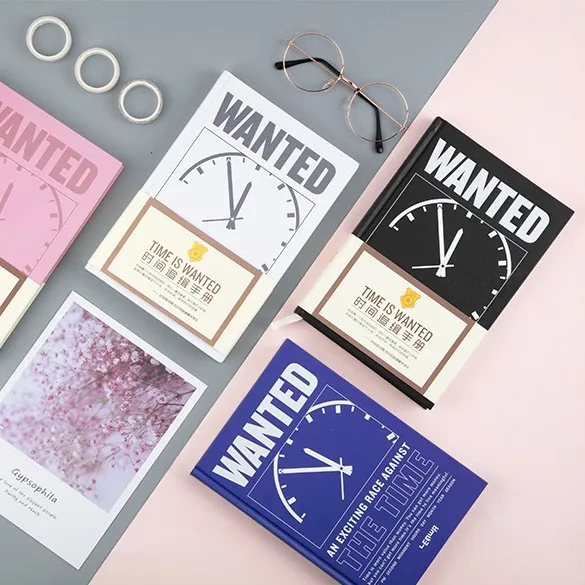 "Time Wanted" Hard Cover Diary Beautiful Notebook Monthly Weekly Daily Planner Business Agenda Journal Notepad Stationery Gift
"Time Wanted" Hard Cover Diary Beautiful Notebook Monthly Weekly Daily Planner Business Agenda Journal Notepad Stationery Gift