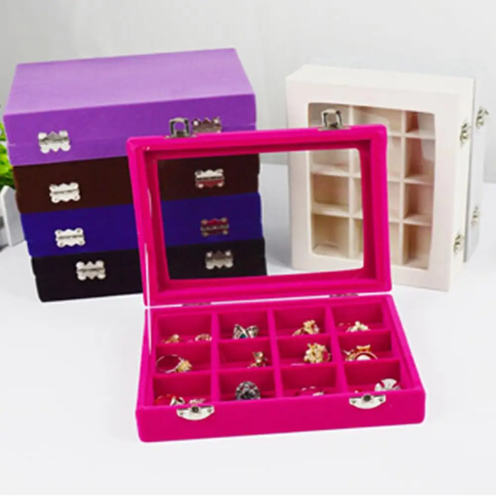 New Arrival 24 Slots Wooden Transparent Cover Buckle Earrings Jewelry Storage Box Organizer Display Box Jewelry Accessories
New Arrival 24 Slots Wooden Transparent Cover Buckle Earrings Jewelry Storage Box Organizer Display Box Jewelry Accessories