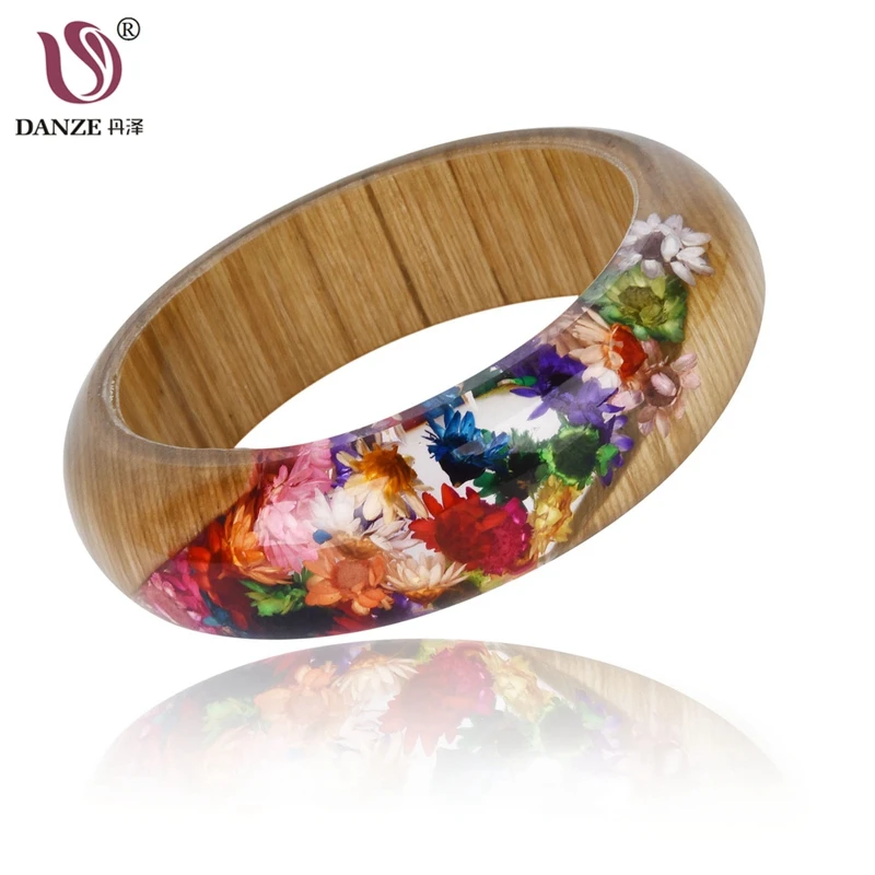 DANZE Creative Handmade Wood Dry Flower Bracelets Bangles Luxury Brand DIY Resin Bangle For Women Female Jewelry Dropshipping
DANZE Creative Handmade Wood Dry Flower Bracelets Bangles Luxury Brand DIY Resin Bangle For Women Female Jewelry Dropshipping