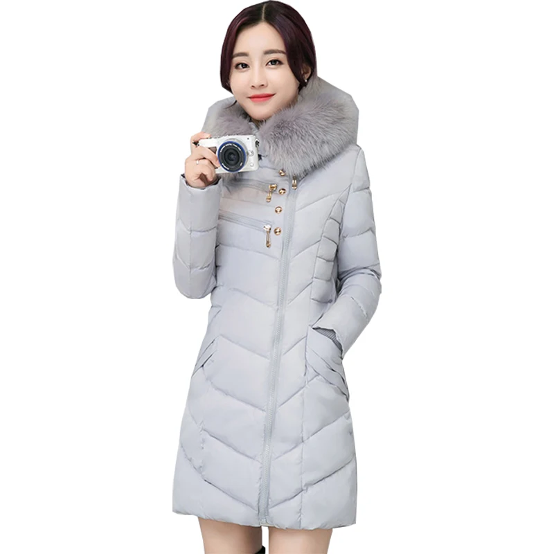 2019 Korean women coats padded winter jacket long thick warm coat fur collar jackets large size female clothing vestidos YL206
2019 Korean women coats padded winter jacket long thick warm coat fur collar jackets large size female clothing vestidos YL206