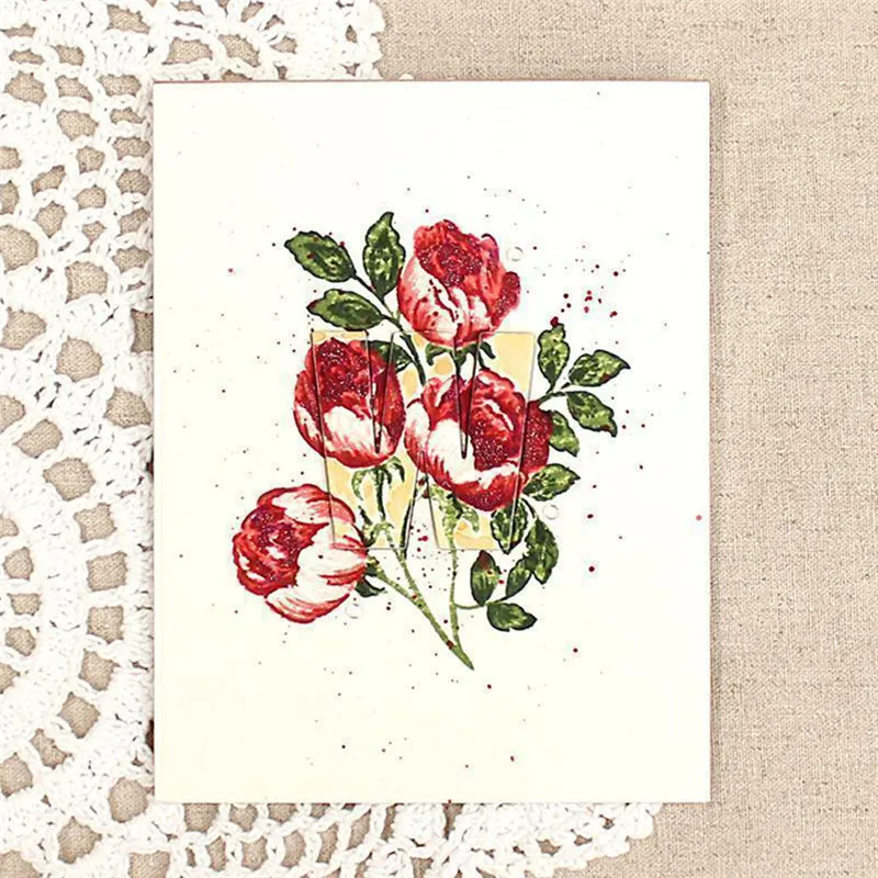 DiyArts Sweet Rose Bouquet Dies Set Spring Flowers Metal Cutting Dies Cut Clear Stamps Gift Box Card Making Embossing Frame DIY
DiyArts Sweet Rose Bouquet Dies Set Spring Flowers Metal Cutting Dies Cut Clear Stamps Gift Box Card Making Embossing Frame DIY