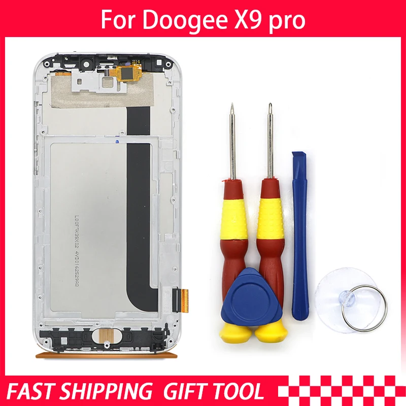 New original For DOOGEE X9 pro Touch Screen LCD Display Digitizer Assembly With Frame Replacement Parts+Tool
New original For DOOGEE X9 pro Touch Screen LCD Display Digitizer Assembly With Frame Replacement Parts+Tool