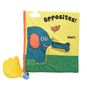 Three-dimensional Puzzle Early Education Elephant Teether Book Toy Antonym Animal Large Cloth Book Toys For Children
Three-dimensional Puzzle Early Education Elephant Teether Book Toy Antonym Animal Large Cloth Book Toys For Children