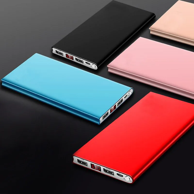 20000mAh Portable Ultra thin Power Bank LED Display Poverbank Dual USB Ports External Battery Powerbank for Mobile Phones Tablet
20000mAh Portable Ultra thin Power Bank LED Display Poverbank Dual USB Ports External Battery Powerbank for Mobile Phones Tablet