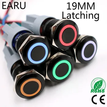 19mm Alumina Black Waterproof Latching Maintained Self-lock Fixation Round Metal Push Button Switch Power Ring LED Light Locking
19mm Alumina Black Waterproof Latching Maintained Self-lock Fixation Round Metal Push Button Switch Power Ring LED Light Locking