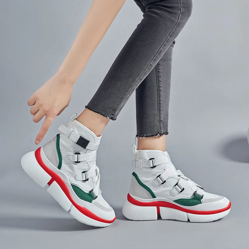 high top sneakers women hip hop casual shoes autumn platform shoes trendy mixed color breathable chunky trainers 2019 new
high top sneakers women hip hop casual shoes autumn platform shoes trendy mixed color breathable chunky trainers 2019 new