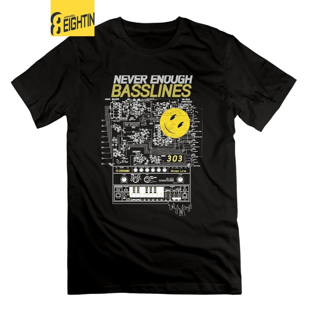 Eightin 303 808 Never Enough Basslines T Shirts Short Sleeve Tees Hot Sale Pure Cotton T-Shirt Plus Size O-Neck Men's Plus Size 
Eightin 303 808 Never Enough Basslines T Shirts Short Sleeve Tees Hot Sale Pure Cotton T-Shirt Plus Size O-Neck Men's Plus Size