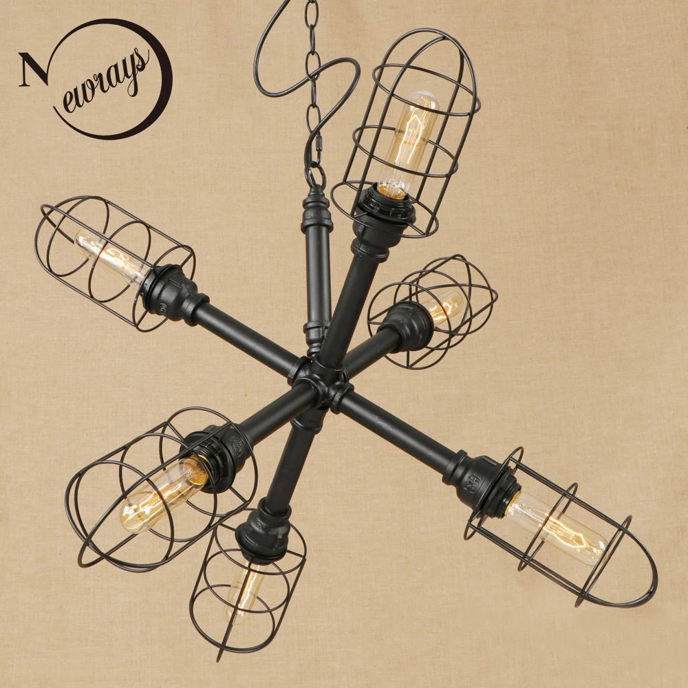 Vintage iron painted creative pendant lamp LED 6 lamp Pendant Light Fixture E27 110V For Kitchen Lights bed room restaurant bar
Vintage iron painted creative pendant lamp LED 6 lamp Pendant Light Fixture E27 110V For Kitchen Lights bed room restaurant bar