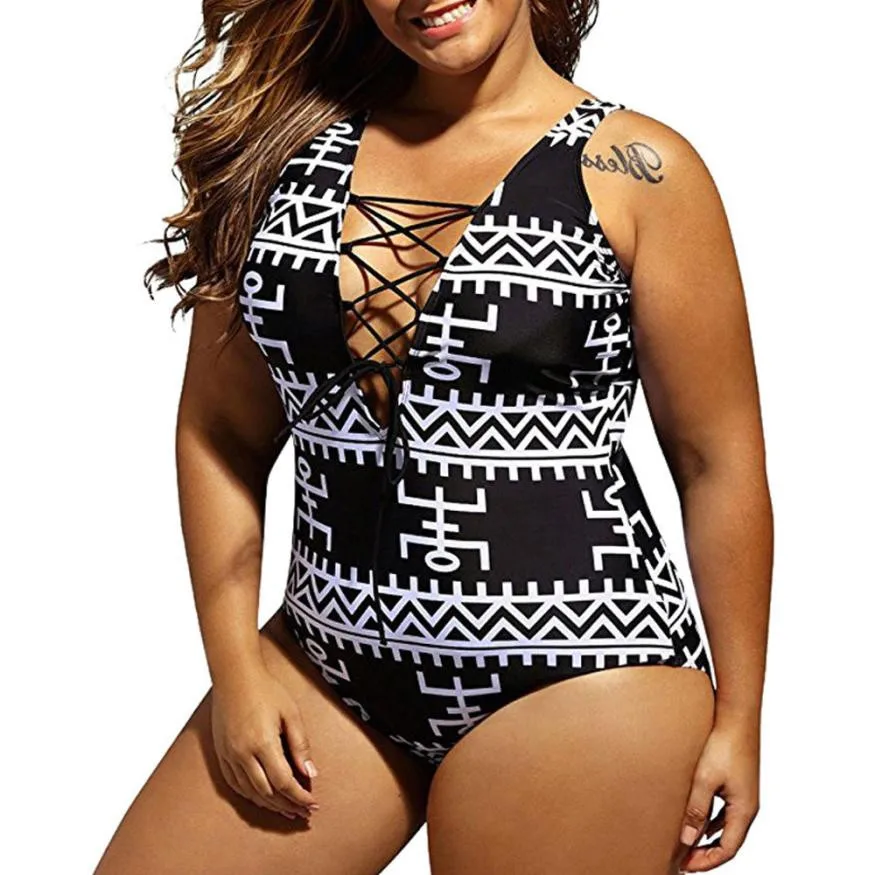 Womail Women One-Piece Plus Size Print Bikini Swimsuit Print Floral Bikini Large Size Swimwear piece swimsuit maillot de bain
Womail Women One-Piece Plus Size Print Bikini Swimsuit Print Floral Bikini Large Size Swimwear piece swimsuit maillot de bain